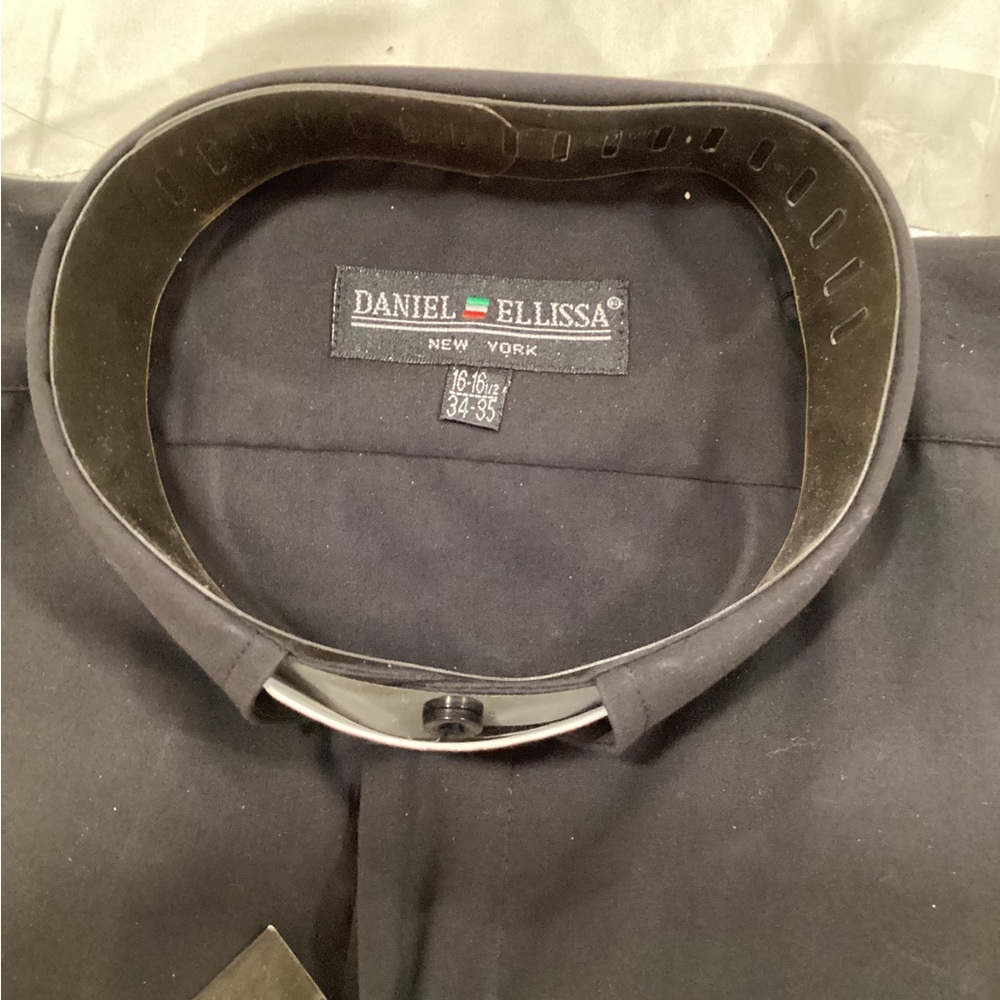 Daniel Ellissa Black Dress Shirt for Men - Picture 3 of 5